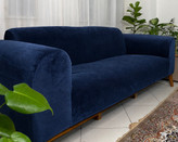 کاور مبل کشی مخمل سرمه ای